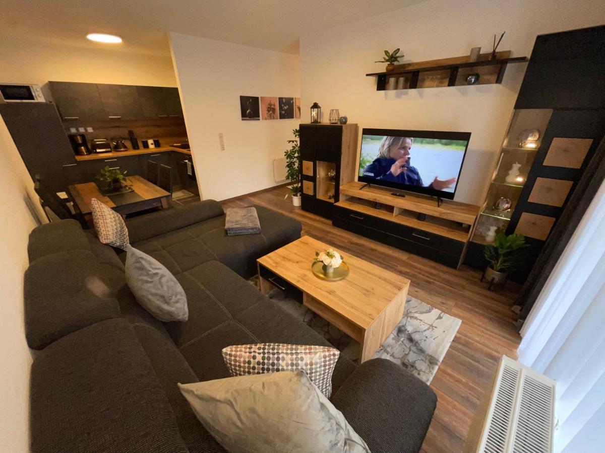Ferienwohnung Linda Incl Pool, Sauna & Tiefgarage บัดฮาร์ซบวร์ก ภายนอก รูปภาพ