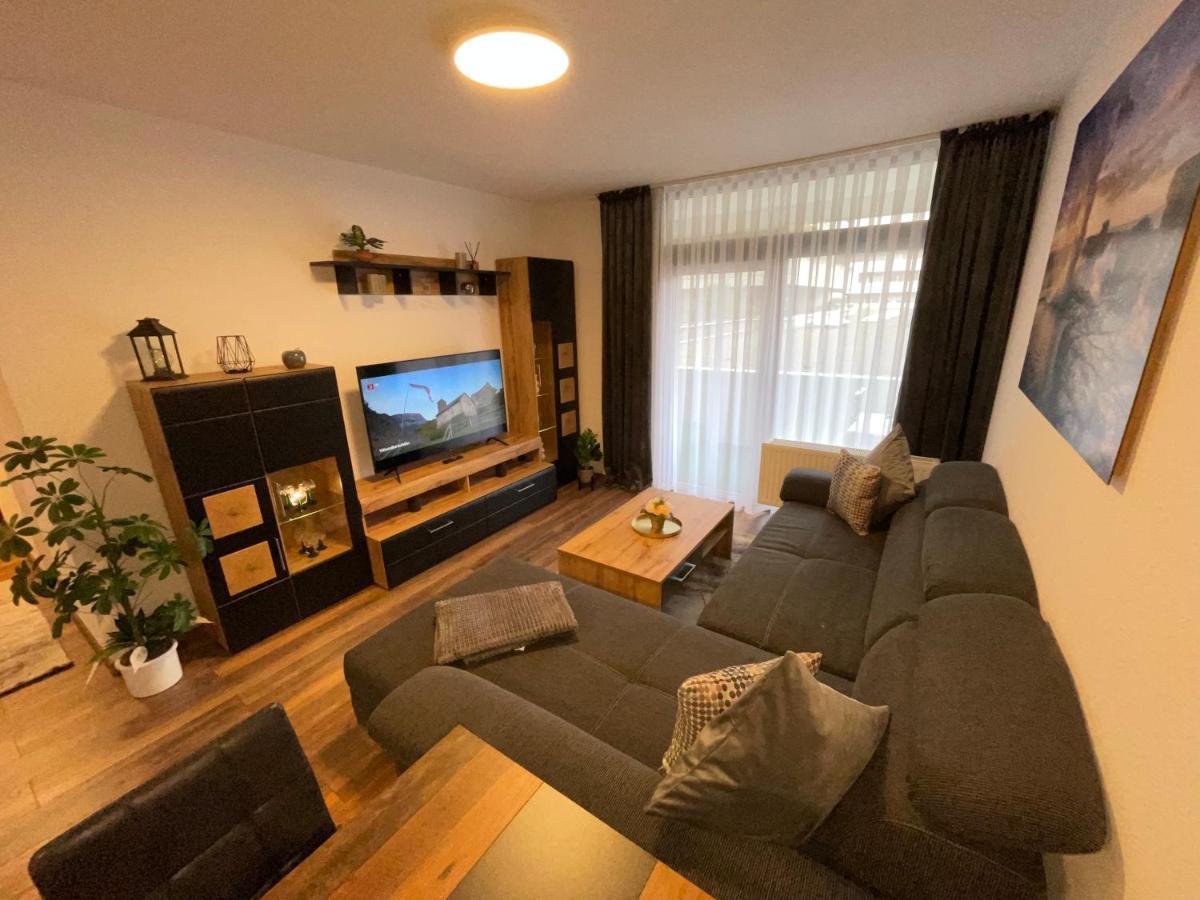 Ferienwohnung Linda Incl Pool, Sauna & Tiefgarage บัดฮาร์ซบวร์ก ภายนอก รูปภาพ