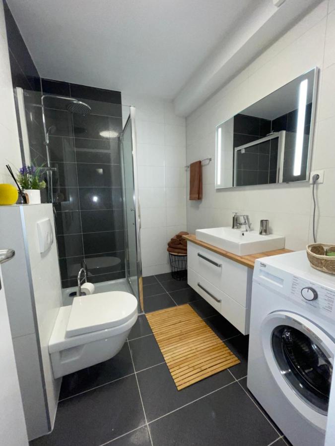 Ferienwohnung Linda Incl Pool, Sauna & Tiefgarage บัดฮาร์ซบวร์ก ภายนอก รูปภาพ